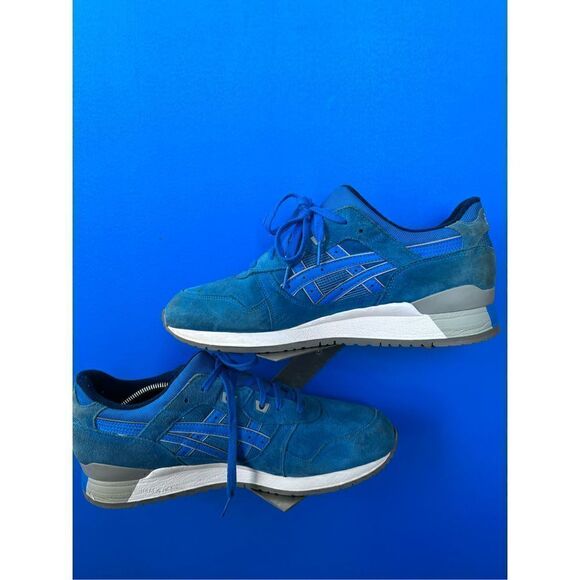 Asics Gel Lyte III 3 Puddle Pack Mid Blue Sneaker H5U3L sz 12 - Picture 2 of 6